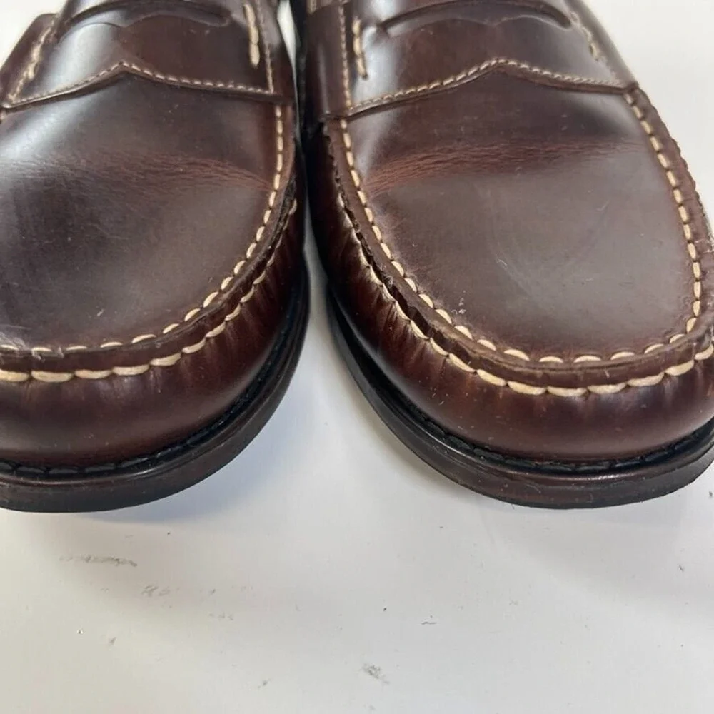 Bass Brown Leather Loafers